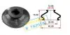 Пильник тяги рульової поперечної BMW 5(E39)/7(E38) (28х12x15) BELGUM PARTS BG0124 (фото 1)