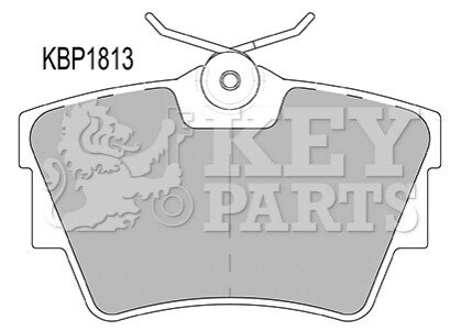 Гальмiвнi колодки дисковi KEYPARTS KBP1813