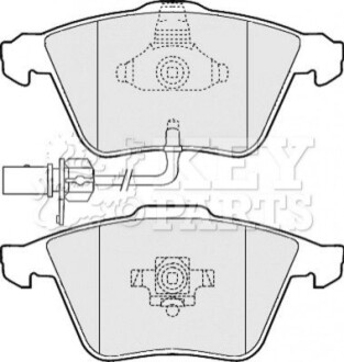 Гальмiвнi колодки дисковi KEYPARTS KBP2013