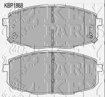 Гальмiвнi колодки дисковi KEYPARTS KBP1868 (фото 1)