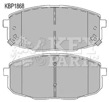 Гальмiвнi колодки дисковi KEYPARTS KBP1868