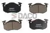Колодки тормозные DACO 323728 (фото 1)