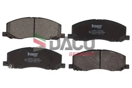 Колодки тормозные DACO 323640