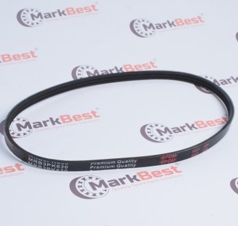 Ремнь зовншнй MarkBest MRB3PK630 (фото 1)