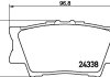 Гальмівні колодки DAIHATSU/LEXUS/PONTIAC/TOYOTA Altis/ES/Vibe/Avalon/Camry "R "05>> NISSHINBO NP1016 (фото 1)