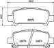 Колодки гальмівні дискові задні Subaru Legacy, Outback 2.0, 3.0 (03-) NISSHINBO NP7003 (фото 1)