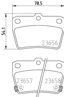 Гальмівні колодки TOYOTA RAV 4 2,0-2,4 94-06 NISSHINBO NP1081