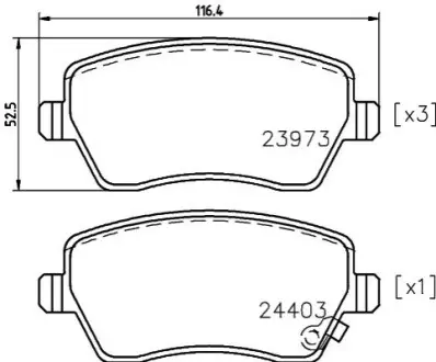 Гальмівні колодки Suzuli Swift MZ Front NISSHINBO NP9004