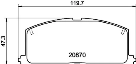 Фото колодки тормозные дисковые передние Toyota Fortuner, Hilux 2.5, 2.7, 3.0 (05-) (NISSHINBO NP1001 Колодки тормозные дисковые передние Toyota Fortuner, Hilux 2.5, 2.7, 3.0 (05-) (NISSHINBO NP1001