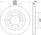 Диск тормозной передний Lexus GX 460 (09-)/ Toyota Land Cruiser 150 2.7, 3.0, 4. NISSHINBO ND1058K (фото 1)