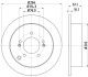 Диск тормозной задний Hyundai Tucson, santa Fe/ Kia Sportage 2.0, 2.7 (04-) (ND6 NISSHINBO ND6038K (фото 1)