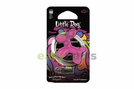 Ароматизатор на обдув (блістер) Little Dog FLOWER (Pink) LITTLE JOE LD003 (фото 1)