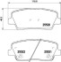 Колодки тормозные дисковые задние Hyundai Santa Fe/Kia Sportage 2.0, 2.2, 2.4 (09-) NISSHINBO NP6083 (фото 1)