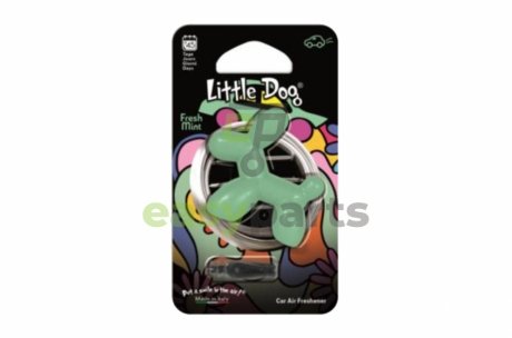 Ароматизатор на обдув Little Dog FRESH MINT (Green) LITTLE JOE LD007