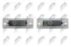 (2 шт к-кт/LED) Ліхтар номерного знаку VW T5 03-08/Caddy 04-08/Passat 01-05/Touran03-08/Skoda Super B 02-08 NTY ELP-VW-001 (фото 4)
