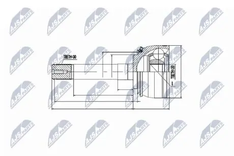 Шарнир равных угловых скоростей NTY NPZ-TY-018
