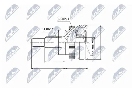 Шарнир равных угловых скоростей NTY NPZ-RE-033