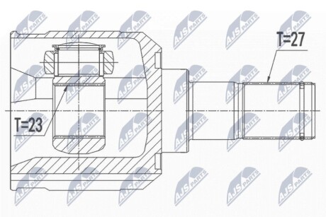 Шарнир равных угловых скоростей NTY NPW-HY-546