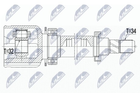 Шарнир равных угловых скоростей NTY NPW-BM-084