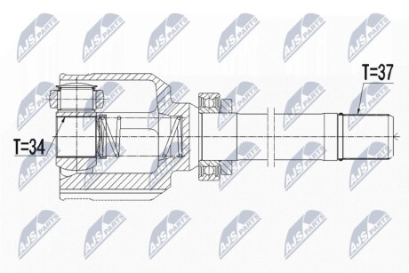 Шарнір рівних кутових швидкостей NTY NPW-CT-108