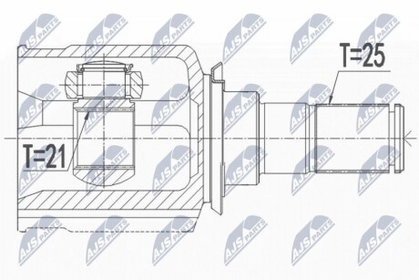 Шарнир равных угловых скоростей NTY NPW-HY-548