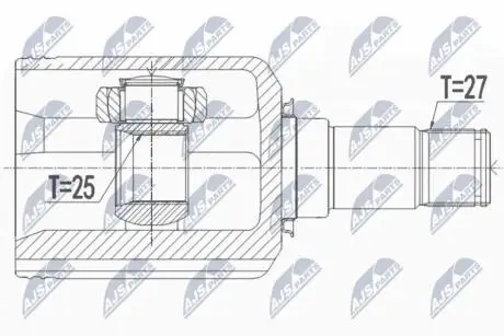 Шарнір рівних кутових швидкостей NTY NPW-ME-099