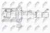 Шарнір рівних кутових швидкостей NTY NPW-VW-130 (фото 1)