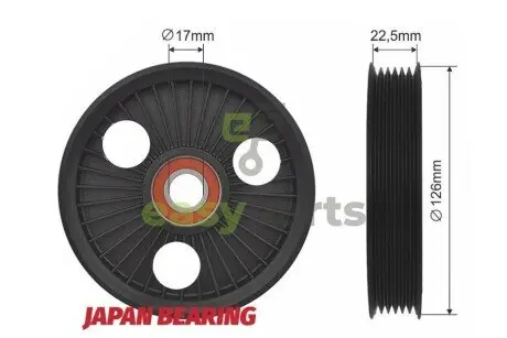 Ролик ручейкового ремня NTY RNK-RE-016