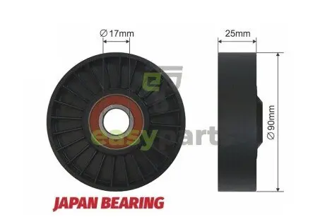 Ролик ручейкового ременя NTY RNK-PL-002