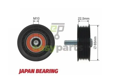 Ролик ручейкового ремня NTY RRK-KA-300
