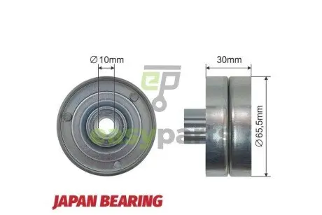 Ролик ручейкового ремня NTY RRK-FR-008