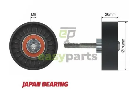 Ролик ручейкового ремня NTY RNK-VV-002