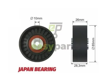 Ролик ручейкового ременя NTY RNK-PL-018