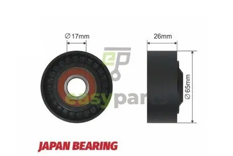 Ролик ручейкового ремня NTY RNK-NS-032