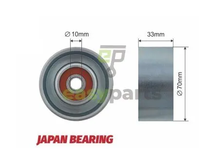 Ролик ручейкового ремня NTY RNK-NS-022