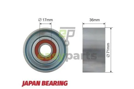 Ролик ручейкового ремня NTY RNK-MZ-002