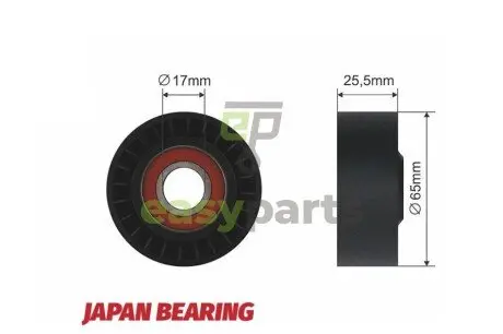 Ролик ручейкового ременя NTY RNK-ME-009