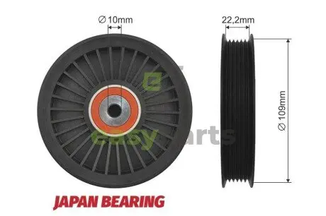 Ролик ручейкового ремня NTY RNK-ME-010