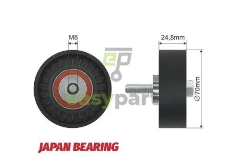 Ролик ручейкового ремня NTY RNK-ME-002