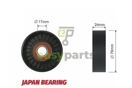 Ролик ручейкового ремня NTY RNK-LR-010
