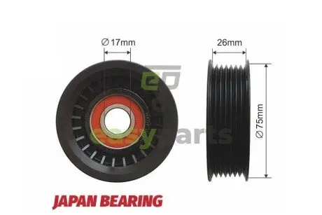 Ролик ручейкового ремня NTY RNK-HD-010