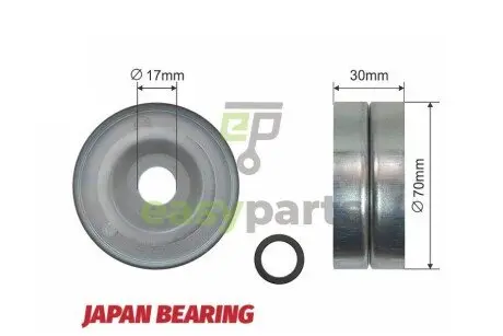 Ролик ручейкового ременя NTY RNK-HD-009