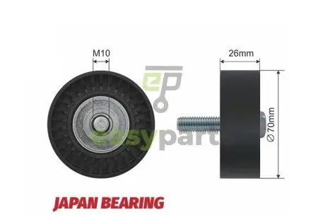 Ролик ручейкового ремня NTY RNK-FT-006