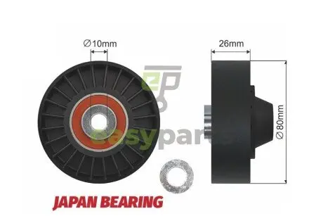 Ролик ручейкового ремня NTY RNK-FT-000