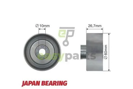 Ролик ручейкового ремня NTY RNK-FR-029
