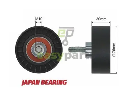 Ролик ручейкового ремня NTY RNK-FR-027