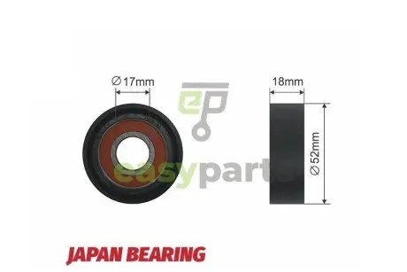 Ролик ручейкового ремня NTY RNK-FR-024