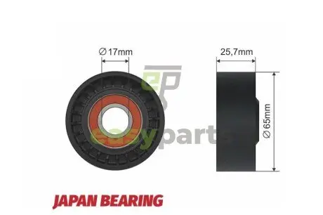 Ролик ручейкового ременя NTY RNK-FR-011