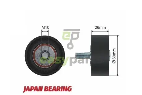 Ролик ручейкового ремня NTY RNK-CT-017