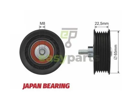 Ролик ручейкового ремня NTY RNK-CT-010